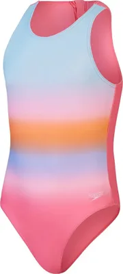 Barbie Badeanzug Mädchen – Einteilig, LSF 50+, Größen 32-44, Knallpink, Mit Barbie-Logo