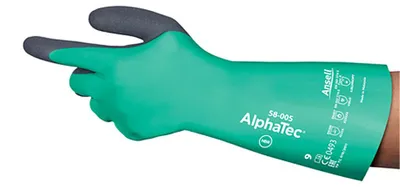 Produktbild von ANSELL Chemikalienschutzhandschuh ALPHATEC 58-005