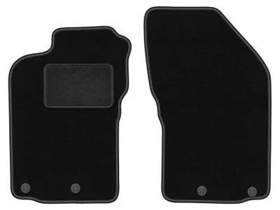 Zdjęcie produktu dla Dywaniki samochodowe welurowe przednie do: Alfa Romeo 147 (2000-2010, hatchback) czarne, dopasowane