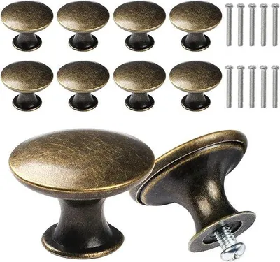 Produktbild von Antikes Bronzekasten - 10 Stücke - Vintage - Handvoll - Antik