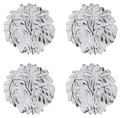 Obrázek produktu pro Klika na dveře Clayre & Eef Ø 4 cm Bílý železný strom
