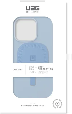 Zdjęcie produktu dla Etui UAG Lucent [U] MagSafe do iPhone 14 Pro - niebieskie