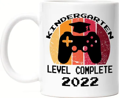 Produktbild von Kindergarten Level Complete 2022 Tasse Einschulung 1. Klasse Geschenkidee Grundschule Zocker Gaming