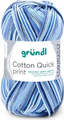 Produktbild von Gründl Baumwolle quick print,50g/125m,100% Baumwolle,Farbverlauf 239