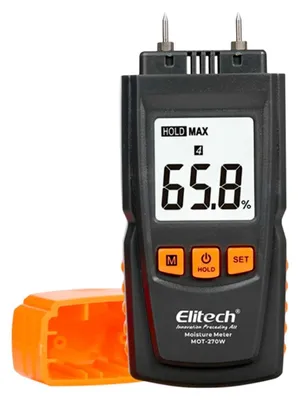 Immagine prodotto di Igrometro per legno digitale - Precisione ±2% - Pin da 9,8 mm - Quattro tipi di legno