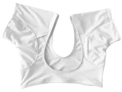 Productafbeelding van Zweetbescherming Ademend - Dames Ondergoed Vest - Onderarm Zweetkussens - Comfortabel - Wit - Hoogwaardig Materiaal - Zweetvest