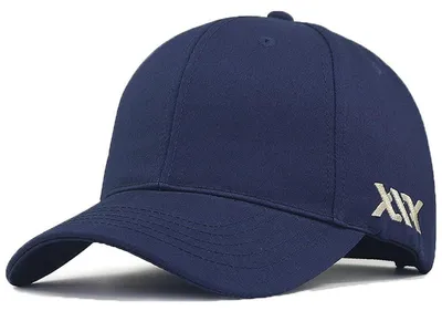 Obrázek produktu pro Baseballová čepice pro muže, bavlna, velikost XXL, tmavě modrá, s nastavitelnou velikostí, vhodná pro větší obvod hlavy