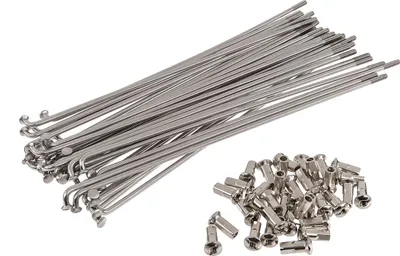Obrázek produktu pro Sada: paprsky 193/200 s vsuvkou M3.5 z nerezové oceli pro 19 palcu - Simson S53, S83, MS50