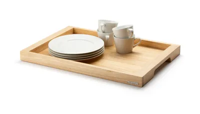 Zdjęcie produktu dla CONTINENTA Tablett, Gummibaum 54x36x4 cm 3402 4017167340203