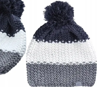 Zdjęcie produktu dla Czapka Zimowa 4F Czapka Beanie Sportowa Ciepła Na Zimę Z Pomponem Rozmiar M
