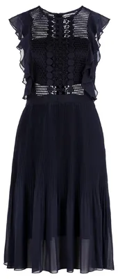 Produktbild von APART Cocktailkleid Kleid aus semitransparentem Georgette und transparenter Netz