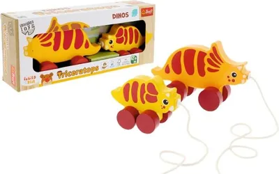 Obrázok produktu pre Drevená hračka TREFL Dinos - Triceratops 61745