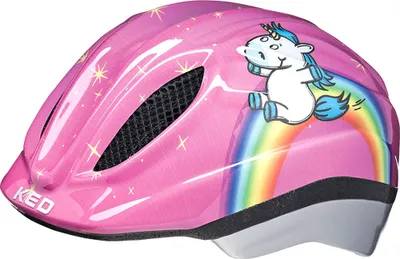 Produktbild von Bike Fashion Kinderhelm Einhorn Pink Gr. Xs 44-49 Cm