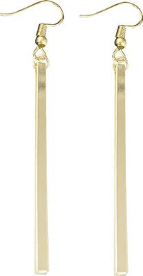 Produktbild von Abend Party Frauen Mode Lange Bar Tropfen Baumeln Haken Ohrringe Schmuck Geschenk-Golden