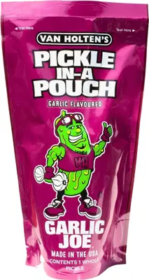 Produktbild Van Holtens Garlic Joe Pickel Jumbo Knoblauch Flavoured Gurke 306g