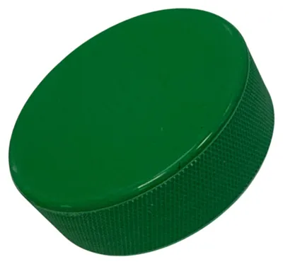 Produktbild von Grüner Eishockey-Spielerpuck in Standardgröße