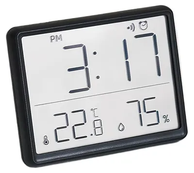Digitale Tischuhr mit Alarm, Datum, Temperatur & Luftfeuchtigkeit