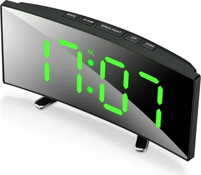 Produktbild von Wecker LED-Digitaler Wecker,Snooze, LED-Display,Alarmwecker,Tischuhr,Anzeigezeit auf großem Bildschirm