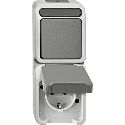Obrázek produktu pro MERTEN MEG3494-8029 Kombi. SCHUKO-Steckdose AQUASTAR