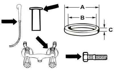 Produktbild von Cornat Fiberring für Überwurfmuttern 1 1/4''