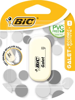 Image de Galet BIC gomme à effacer blister 1pc