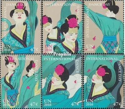 Produktbild von Briefmarken UNO - New York 2016 Mi 1514-1519 (kompl.Ausg.) postfrisch Welttanztag