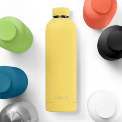 Immagine prodotto di Stylefunc Bottiglia in acciaio inossidabile Yellow Pure