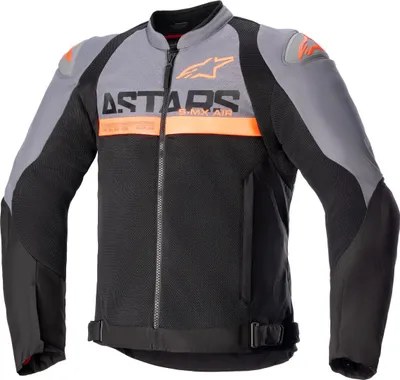 Produktbild von Alpinestars SMX Air Perforierte Motorrad Textiljacke, schwarz/grau/orange, S