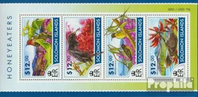 Produktbild von Briefmarken Salomoninseln 2015 Mi 3207-3210 Kleinbogen (kompl. Ausg.) postfrisch Honigfresser