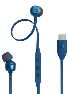 Immagine prodotto di JBL Tune 310C USB Auricolare Cablato In-ear Musica e Chiamate USB tipo-C Blu