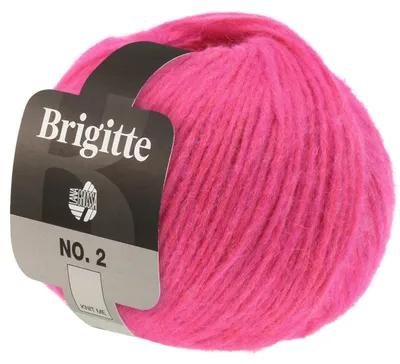 Produktbild von Lana Grossa BRIGITTE NO. 2 Wolle 50 g 140 m Alpaka Baumwolle Strickgarn Farbe 019 - Pink