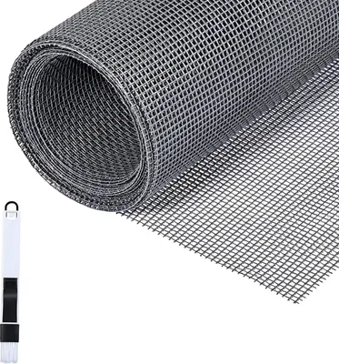 Imagen del producto de Fillis: Mosquitera para insectos, fibra de vidrio, gris, 150x300 cm, cortable, para montaje fácil