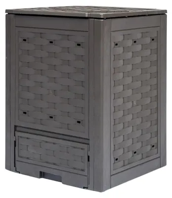 Produktbild von Gartenkomposter 300L Kunststoff Rattan Thermokomposter