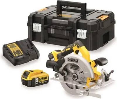 Produktbild von DEWALT DCS570P2-QW portable circular saw Yellow 5500 RPM
