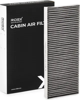 Produktbild von RIDEX 424I0208 Innenraumfilter Pollenfilter für CITROËN C8 II Aktivkohle
