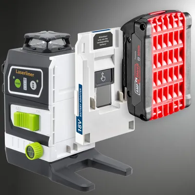 Productafbeelding van Laserliner kruislijnlaser, Multi-18V-serie + PowerAdapter, Bosch Professional