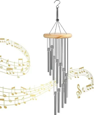 Immagine prodotto di Campanella eolica da 18 pollici in alluminio per decorazioni interne ed esterne