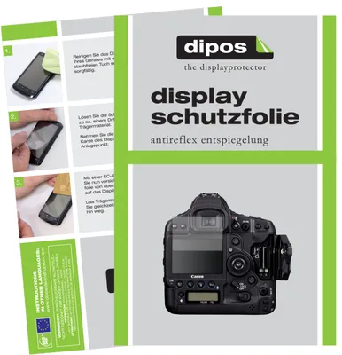 Produktbild von 5x Schutzfolie für Canon Eos 1DX Mark III matt Displayschutzfolie Folie Display Schutz dipos