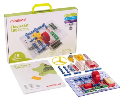 Produktbild von Elektronisches Experimentierspiel Lernspielzeug - 198 Experimente - Mit Licht, Ton und Bewegung - Mit Anleitung