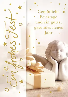 Produktbild von Weihnachten  Glückwunschkarte im Format 115 x 17cm mit Umschlag