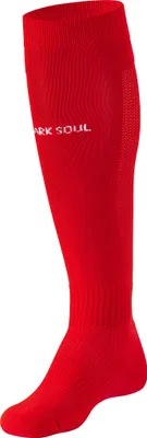 Produktbild von Stark Soul® Fussballstutzen mit gepolsterter Sohle, Sportsocken, Fussballsocken, für Herren & Damen – Rot – 35-38