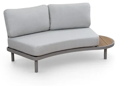 Produktbild von Organisches Loungesofa Sofaelement links Bari | Beige | Camel/Sake