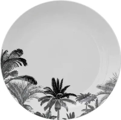 Produktbild von Set aus 6 desserttellern "botanic" d19cm - SG Secret de Gourmet