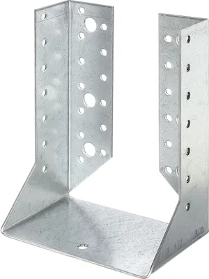 Image de Alberts 837532 Sabot de poutre, type B, pack artisanal, galvanisé sendzimir, 120 x 160 mm, 20 pièces