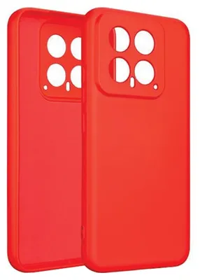 Produktbild von Beline Etui Silikon Xiaomi 14Czerwony/Rot