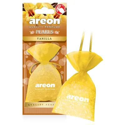 Zdjęcie produktu dla Areon Pearls, Odwieacz do samochodu Czarna Wanilia, 1 sztuka