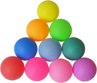 Produktbild von Famanu Tischtennisbälle 30 Stück - 40 mm, bunt für Training und Dekoration