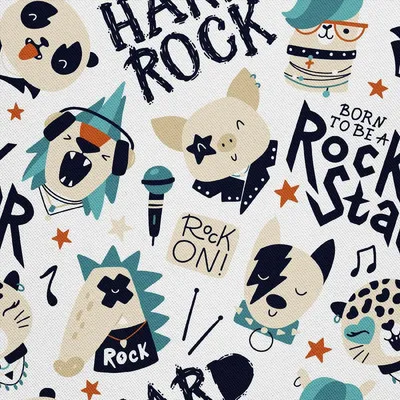 Immagine prodotto di OXFORD DECORATIVO ESTERNO - Animali - Rockstars I DX364