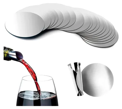 Produktbild von Weinausgießer und -verschlüsse, 25er-Pack tropffreie Ausgießer, 7,5 cm, wiederverwendbar, geeignet für Feiern, Geburtstagsfeiern und Hochzeiten