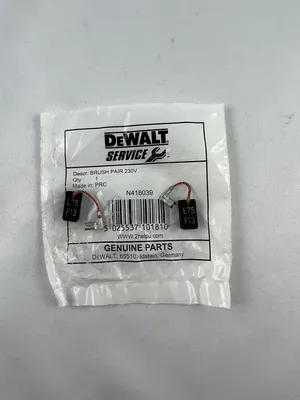 Image de Charbons originaux DeWALT N418039 D25144 D25133
